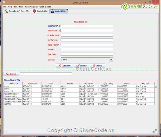 Quản lý sản phẩm,Quản lý siêu thị,code,Quản lý tài sản,Project Java,e